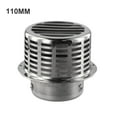 thumbnail image 1 of Capuchon de Cheminée en Acier Inoxydable pour Chauffe-Eau, Paroi Extérieure, Sortie d'Air, Tuyau d'Évacuation, Conduit d'Aération, Grille d'Évacuation, Couvercle, 1 of 8