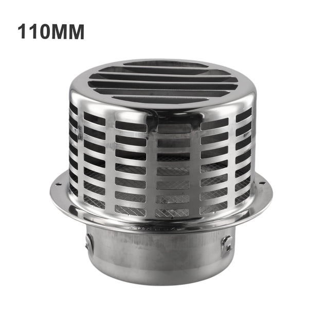 Capuchon de Cheminée en Acier Inoxydable pour Chauffe-Eau, Paroi Extérieure, Sortie d'Air, Tuyau d'Évacuation, Conduit d'Aération, Grille d'Évacuation, Couvercle