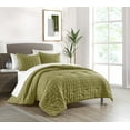 thumbnail image 2 of Chic Home Jesca 7-Piece Geometric Comforter Set, Queen, Green, 2 of 2