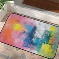 thumbnail image 4 of ONETECH Pretty Minimal Acrylic Piece in Pinks Blues Door Mat Indoor/Outdoor/Front Door/Bathroom Mats Floor Mat Rug for Home Entrance Outside Entry 19.68*39.37 in, 4 of 6