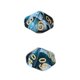 thumbnail image 3 of 7 Piezas De Acrílico Poliédrico Dados Favores De Fiesta Apoyos Juegos De Mesa Para Dnd Rpg Azul Oscuro Blanco Sunnimix dados poliédricos, 3 of 8