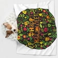 thumbnail image 6 of Disketp Happy Halloween Floral Dog Blanket/Bed Cover for Dogs and Cats,Puppy Essentials-Small, 6 of 8