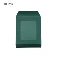 thumbnail image 3 of Uxcell 3'' Clear Single Sided Mailing Photos Full Face Window Envelopes, Green 10 Pack, 3 of 5