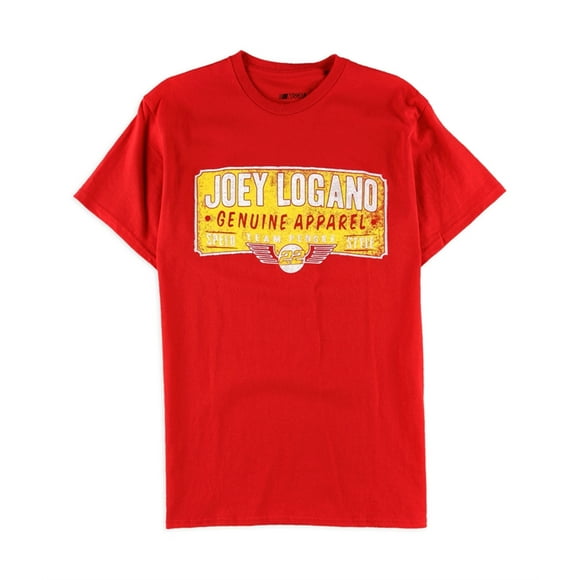 Nascar Mens Joey Logan Graphic T-Shirt, Red, Medium