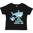 thumbnail image 3 of Inktastic My Big Sister Loves Me with Cute Sharks Boys or Girls Toddler T-Shirt, 3 of 5