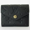 thumbnail image 1 of Pre-Owned Louis Vuitton Portefeuille Zoe Empreinte Black M62935 Tri-fold Wallet for Women LOUIS..., 1 of 11