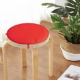 thumbnail image 4 of Home Decor Round Garden Chair Pads Seat Cushion For Outdoor Bistros Stool Patio Dining Room Four Ropes Decorations Bedroom Cushions Red, 4 of 5