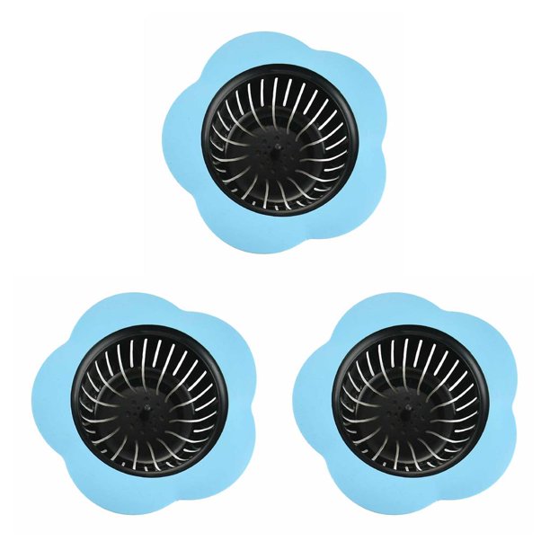 Toystoory Filtro de filtro de fregadero TPR de silicona en forma de ciruela, tapón de agua, tapón de desagüe para el suelo, tapón para bañera, Type1 NO1 Toystoory CBP054608