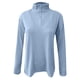 thumbnail image 3 of Blusa de manga larga con botones para mujer, camisa sólida sin tirantes fina con cremallera para mantener el calor Fridja hkj3452, 3 of 7