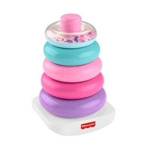 Fisher-Price Rock-a-Stack Pink Ring-Stacking Toy