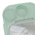 thumbnail image 2 of Rice Container Kitchen Dry Food Rice Storage Box Airtight Rice Dispenser Rice Storage Bin Household Cereal Dispenser Bucket Small 5kg Capacity Green, 2 of 5