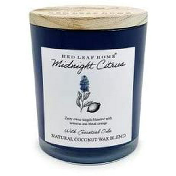 Red Leaf Home, Midnight Citrus 15oz Candle Jar