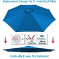 thumbnail image 4 of ALUVIERA 9ft Umbrella Cover Only for 8 Rib Outdoor Patio Umbrella Replacement Canopy Top, 4 of 6