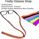 thumbnail image 2 of Eyeglass Straps, 6 pcs Adjustable Eyeglass Cords, Colored Eyeglass Holders, Sunglasses Straps for Women Men, 2 of 5