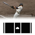 thumbnail image 1 of Béisbol golpeando estera de servicio pesado estatera de béisbol regalos cubiertos suministros de batallas de batalla para adolescentes Softbol Familia Negro, 1 of 8