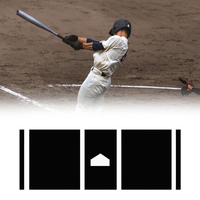 Béisbol golpeando estera de servicio pesado estatera de béisbol regalos cubiertos suministros de batallas de batalla para adolescentes Softbol Familia Negro