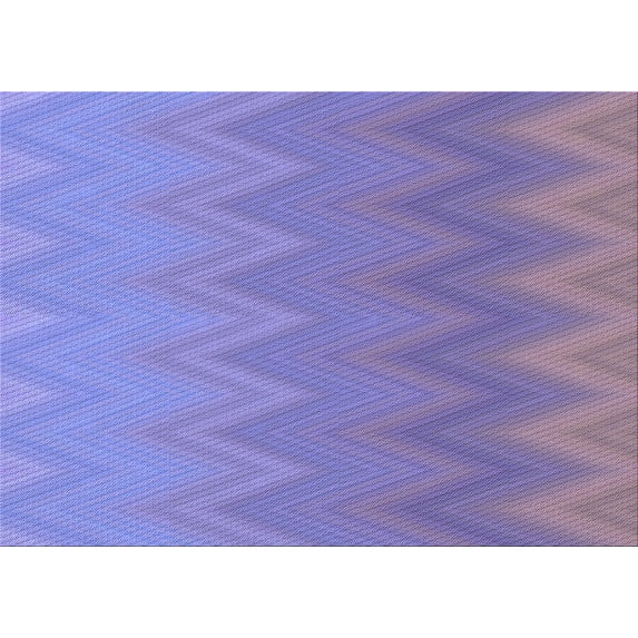 Ahgly Company Machine Washable Indoor Rectangle Transitional Purple Mimosa Purple Area Rugs, 2' x 5'