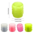 thumbnail image 2 of Pack of 4 Universal Car structure; not easy Tire Valve Cap Luminous Plastic Wheel Rim Glowing Cover Automobile Replacement Blue, 2 of 8