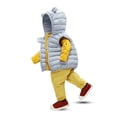 thumbnail image 7 of Godderr Toddler Girls Boys Puffer Down Vest Sleeveless Jacket Hooded Outwear Solid color Bear Ears Vest Zipper Up Jacket for 9M-20Y, 7 of 7