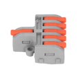 thumbnail image 3 of 15Pcs Terminal Block Wire Connector Nylon Fast Wiring Compact Push in Conductor DF‑15, 3 of 4