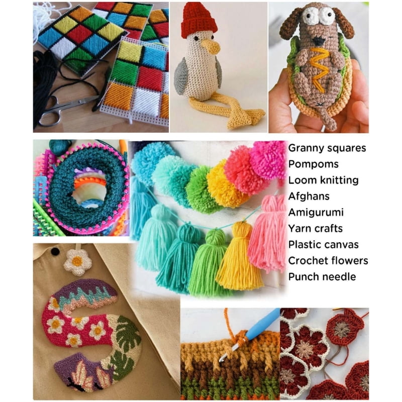 Mulit-Color Soft Chunky Acrylic Crochet Knitwear DIY Yarn Acrylic Thread
