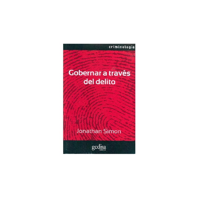 Gobernar a través del delito Gedisa 9788497843058