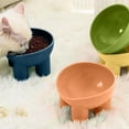 thumbnail image 4 of Spill Proof Pet Bowl Set of 4, Elevated Tilted Dog Cat Bowl with Wide Mouth & Non-Slip Base, Ergonomic Design for Neck Comfort, Easy Clean BPA-Free Plastic, 4 of 5