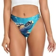 thumbnail image 1 of Fotbe Colorful Underwater Plant Turtle Tanga Sin Costuras para Mujer con Estampado – Panties Invisibles, Transpirables y Cómodos para Uso Diario-XX-Large, 1 of 6