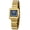 Blue, variant on Gold Watches for Women, Square Dainty Ladies Analog Quartz Watch with Roman Numeral, Stainless Steel Bracelet Watch, Classic Waterproof Women Wristwatch Gift, Gold