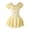 Yellow, variant on lnmuld Girls Dresses Summer Dress off Shoulder Ruffle Sleeve Slim Fit Casual Party Wear for Kids Color:Yellow,Size:8-9 Years