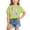 Light Green, variant on Gunia Little Girls T Shirts Cute Butterfly Graphic Short Sleeve Fashionable Casual Summer Stylish Everyday Tee Soft Blend Shirts For Kids Tops Light Green 6-8 Years