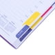 thumbnail image 3 of Agenda diaria: Cuaderno A5 de tapa blanda 2026 para el trabajo. Elegante cuaderno de reuniones de piel sintética para programar y gestionar tareas., 3 of 7