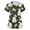 Sky Blue A, variant on Women’s V Neck Short Sleeve Printed Scrub Top with Floral and Rabbit Pattern for Medical Uniforms Workwear Army Green L