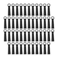 thumbnail image 1 of 48 piezas de pompones de animadora, etiquetas de nombre, cinta de identificación, pompones de animadora Negro, 1 of 6