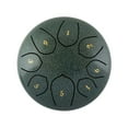 thumbnail image 2 of Quinlirra Steel Tongue Drum 8 Notes Steel Drum, Tongue Drum for Kids and Adults Meditation Drum Musical Education Mind Healing Yoga-E&5.9*3.54inch, 2 of 9