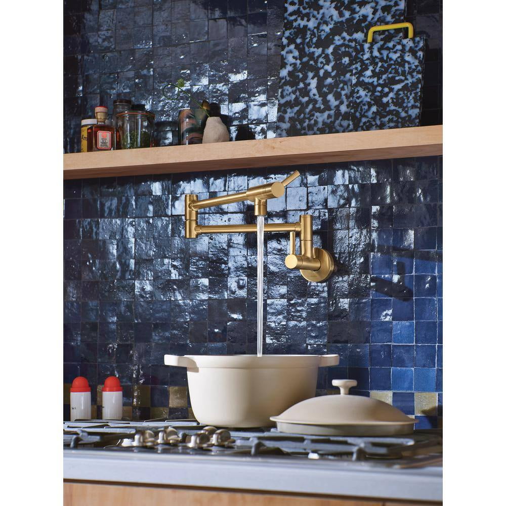 Moen S665Bg Brushed Gold One-Handle Kitchen Faucet