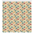 thumbnail image 3 of Ambesonne Colorful Shower Curtain, Summer Season Flowers, 69"Wx75"L, Multicolor, 3 of 3