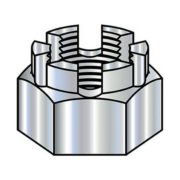 3/4-16 Castle Nut Zinc (Pack Qty 100) BC-76NHC