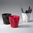 thumbnail image 4 of Porte-crayon Stylo en Plastique Conteneur Plissée Papeterie de Bureau Multifonctions Décor de Bureau Mini Tasse en Forme de Bureau à Domicile Papeterie, 4 of 8