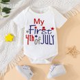 thumbnail image 4 of Eashery Baby Clothes Baby Bodysuit Girl Baby Outfit Girl Boy Clothes Babies Gift Bodysuit White 3-6 Months, 4 of 5