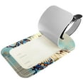 thumbnail image 2 of Square 2Pack PU Leather Butterfly Cruise Luggage Tag with Privacy Cover and Name ID Tag for Travel Handbags Backpacks Luggage Tags, 2 of 6