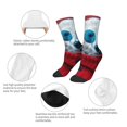 thumbnail image 3 of Fuzoiu Stylish Polar Bear Sunglasses Print Kids Socks For Boys Girls,Grip Crew Socks with Non Slip,Lightweight Stretch Crew Socks,Toddlers Crew Boot Socks, 3 of 5