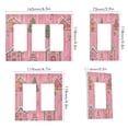 thumbnail image 2 of Yayeee Rocker Switch Wall Plate 1-Gang 4.6"x2.9" Home Decorative Outlet Cover, Pink Gingerbread House, 2 of 6