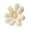 Beige Yellow, variant on Visland 17.7" Flower Shaped Throw Pillow, Butt Cushion, Flower Floor Pillow, Seating Cushion, Cute Room Decor, Plush Pillow for Bedroom Sofa Chair