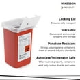 thumbnail image 4 of McKesson Prevent Sharps Container 0.25 gal. Vertical Entry Case of 80, 4 of 5