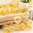 thumbnail image 4 of suxuMhao 12 Inch Glitter Balloons 100Pcs Clear Latex Balloons for Wedding Decor, Birthday Party, Outdoor Party, Round Inflatable Balloons for Arch Kit & Event Decoration, Red, 4 of 4
