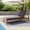 Natural+Grey, variant on Harper & Bright Designs Wood Outdoor Lounge Chaise Patio Sunbed, PE Wicker Reclining Daybed with Adjustable Backrest & Cushions for Gardens Terraces Poolside, Natural+Grey