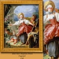 thumbnail image 2 of 3S Brother's World Classic Art Masterpiece Curtain Series Jean-Honore Fragonard - Blind Man's Bluff Room Darkening Décor Single Curtain Panel Made in Turkey (52"Wx120"L), 2 of 6