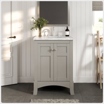 Eviva New Jersey 24-inch Transitional Grey Bathroom Vanity