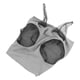 thumbnail image 3 of Cubierta para la cara contra moscas de caballo, malla elástica transpirable, cubierta para cabeza de caballo, protección UV para verano, gris, 3 of 10